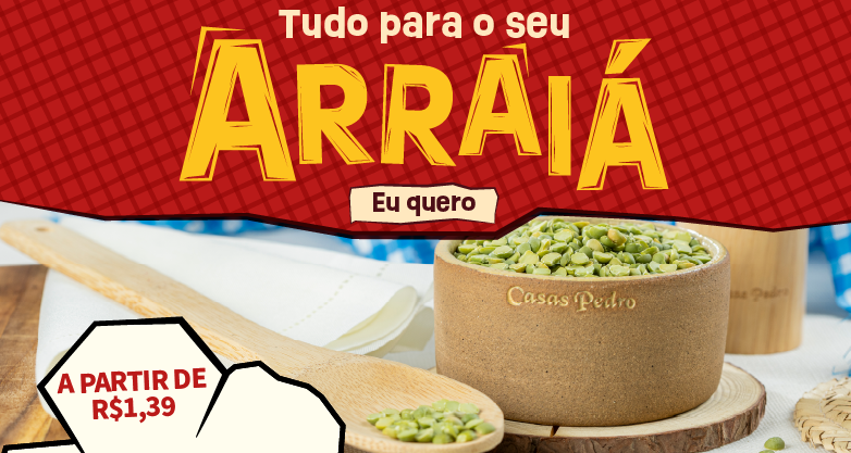 Tudo para o seu Arraiá
